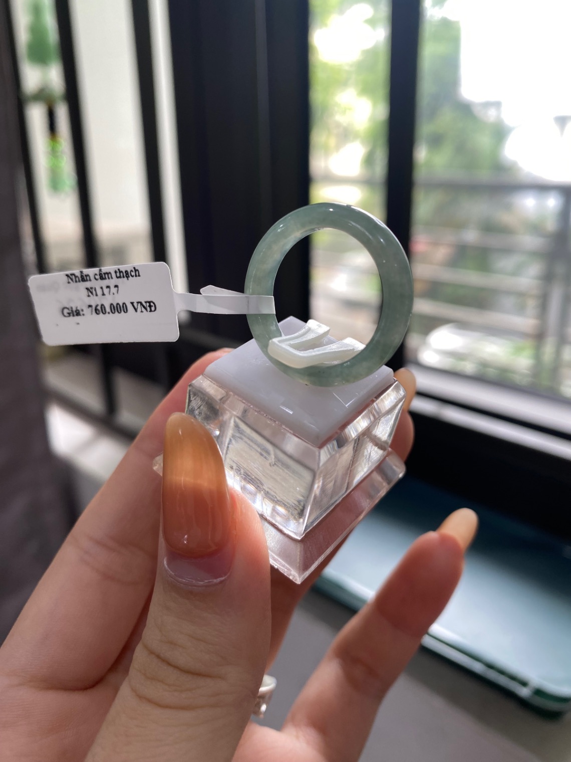 Nhẫn cẩm thạch ni 17.7 — ảnh sản phẩm tham khảo 1
