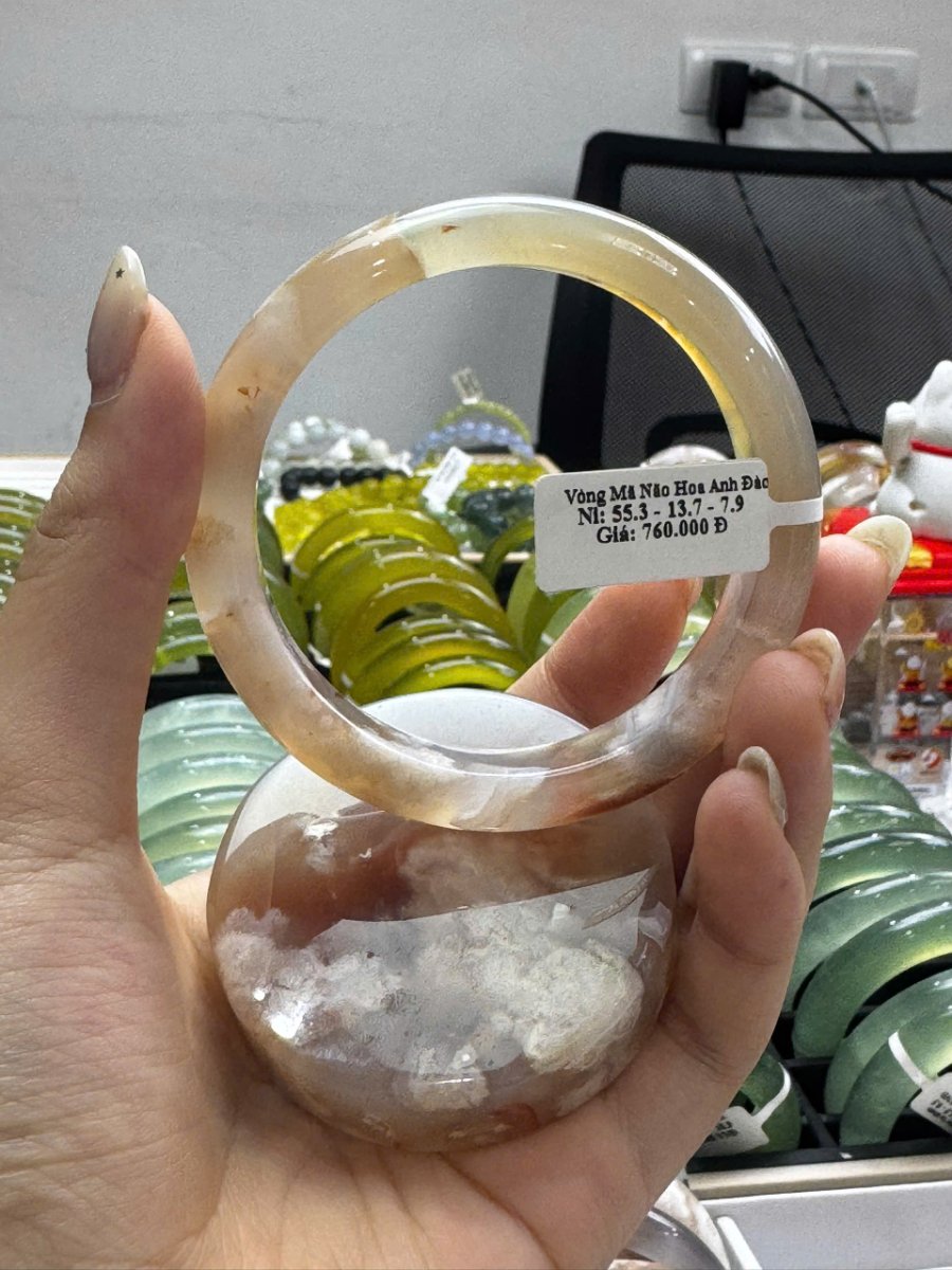 Vòng Mã Não Hoa Anh Đào ni 55.3 - 13.7 - 7.9 — ảnh sản phẩm tham khảo 2
