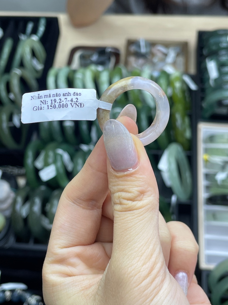 Khám phá Nhẫn mã não hoa anh đào
