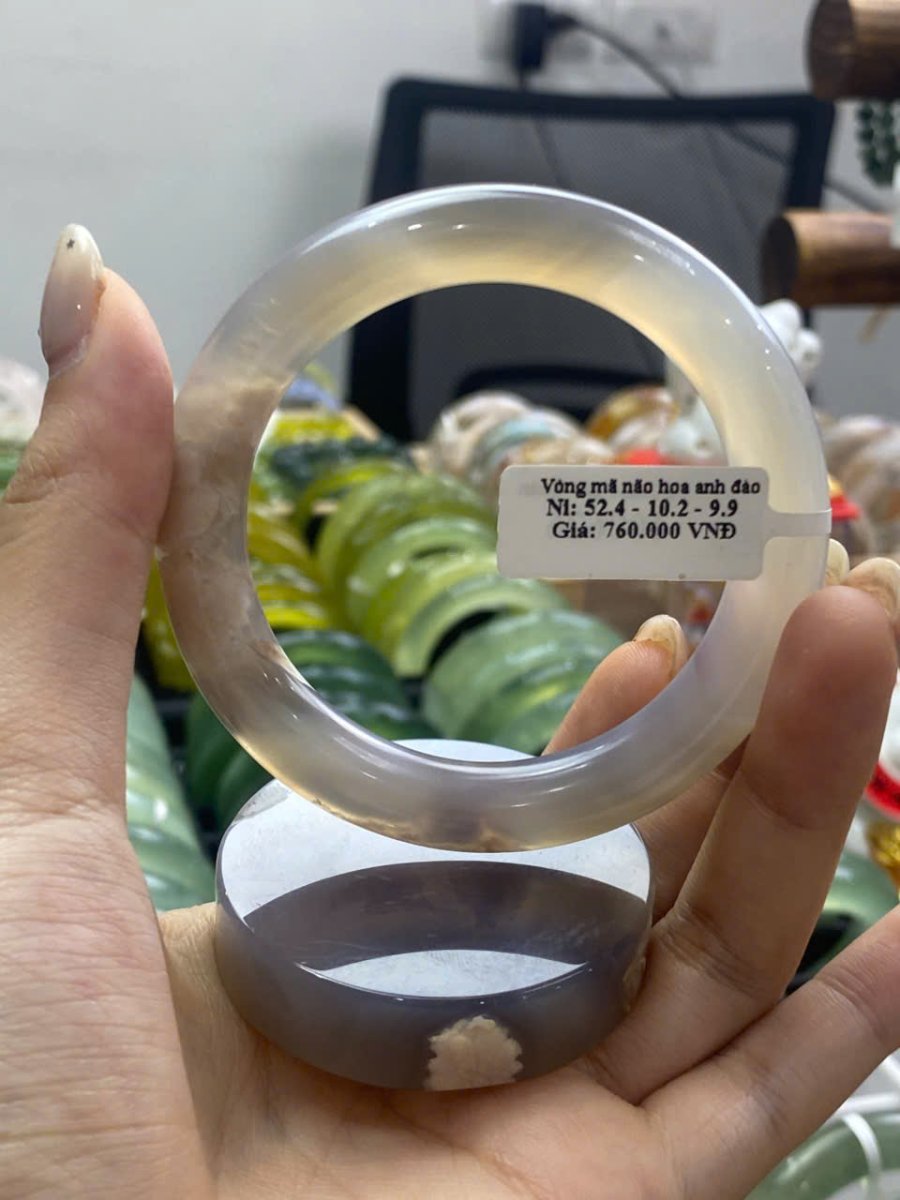 Vòng Mã Não Hoa Anh Đào ni 52.4 - 18.2 - 9.3 — ảnh sản phẩm tham khảo 1